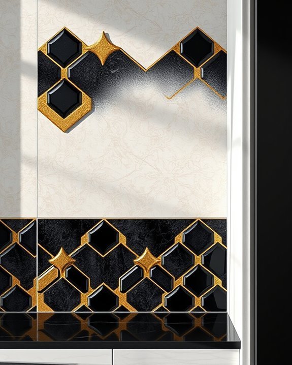 bold black and gold elegance
