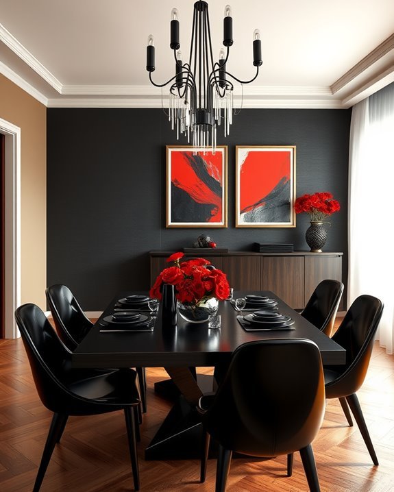 bold black and red