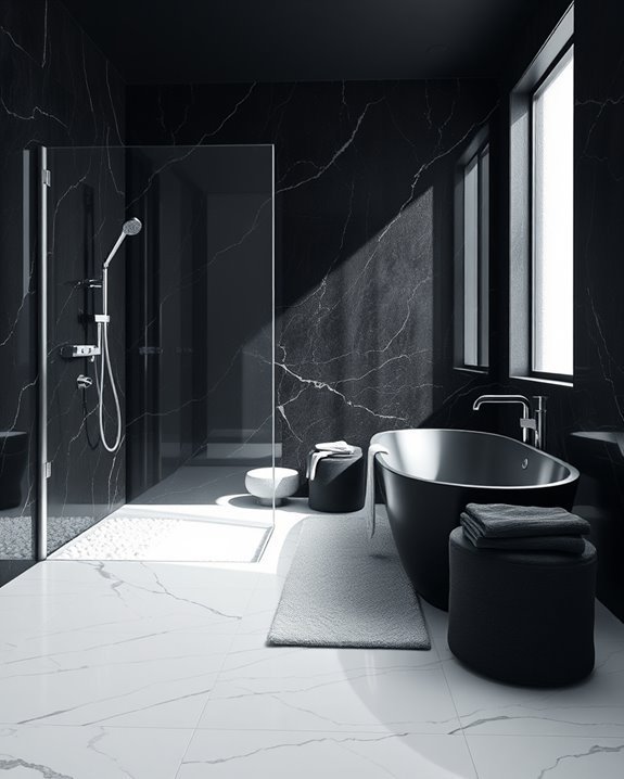 bold black and white elegance