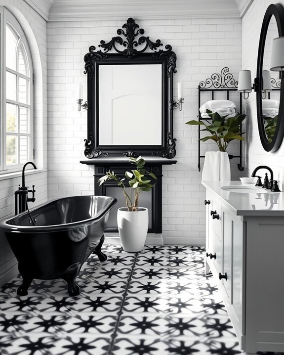 bold black and white elegance