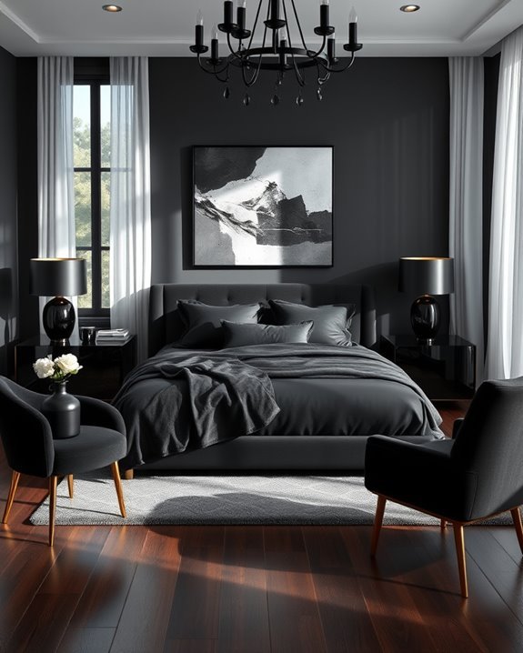 bold black furniture transformation
