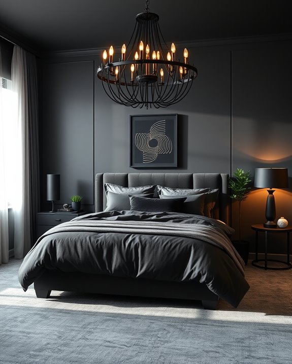 bold black light fixtures