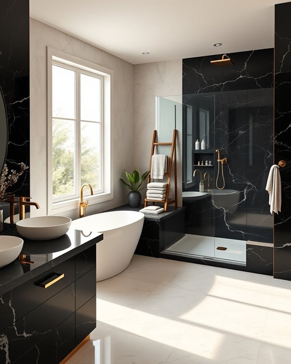 bold black marble elegance