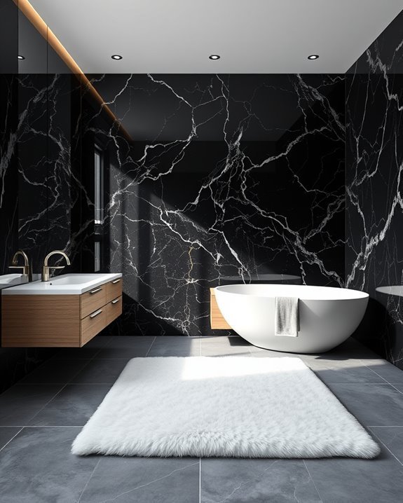 bold black marble elegance