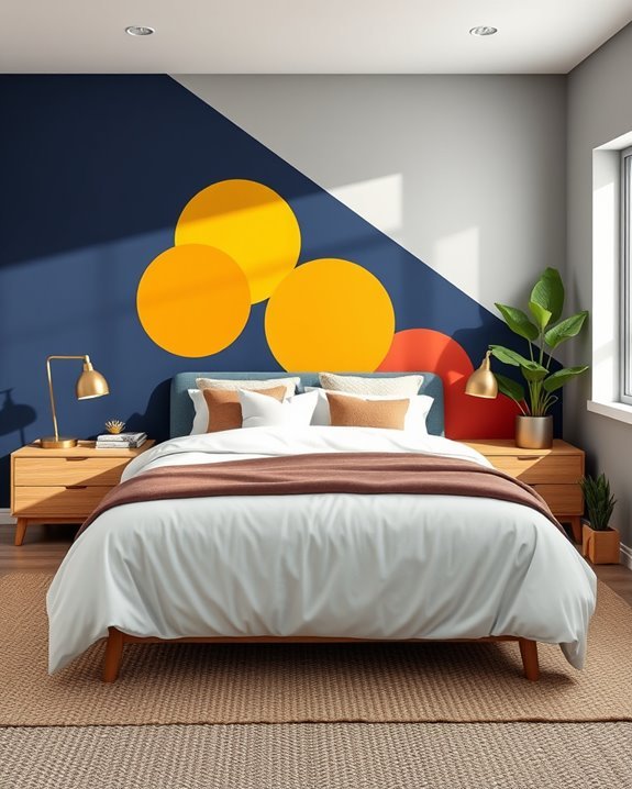 bold color accent walls