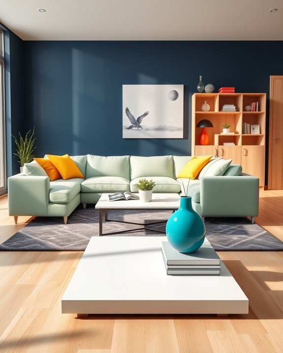 bold color blocking techniques