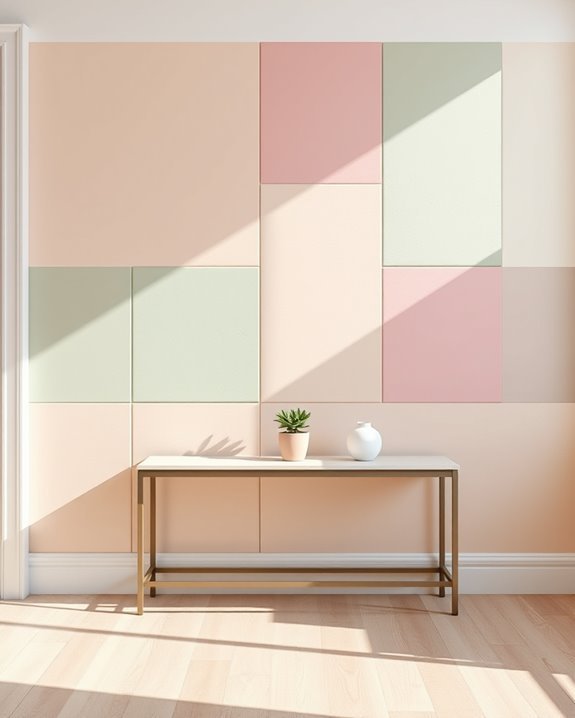 bold color contrast technique