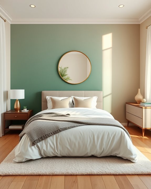 bold color wall transformation