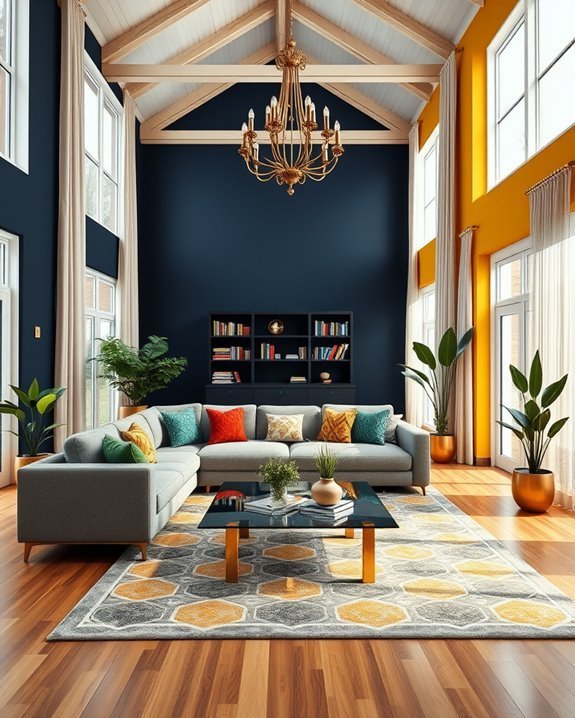 bold colors enhance spaces