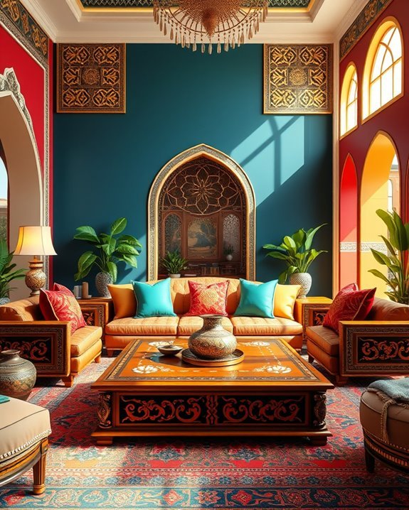 bold colors inviting atmosphere