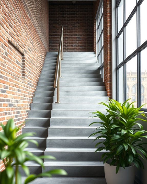 bold concrete staircase designs