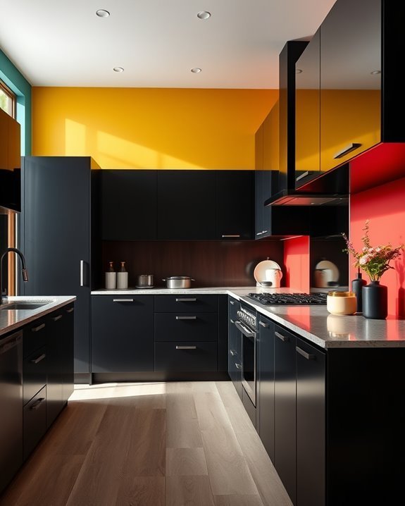 bold contrast vibrant aesthetic