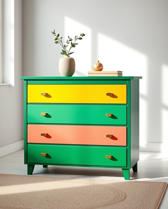 bold dresser color design