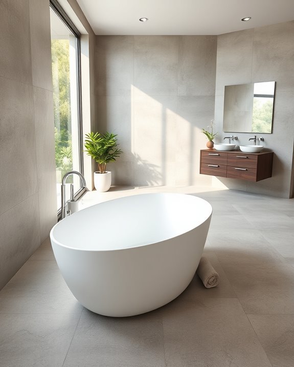 bold durable bathroom tiles