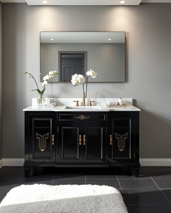 bold elegance in black