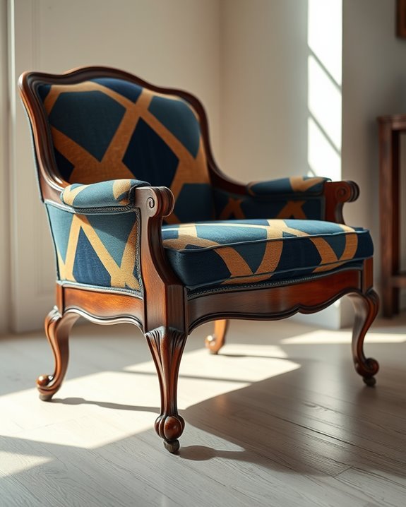 bold geometric upholstery patterns