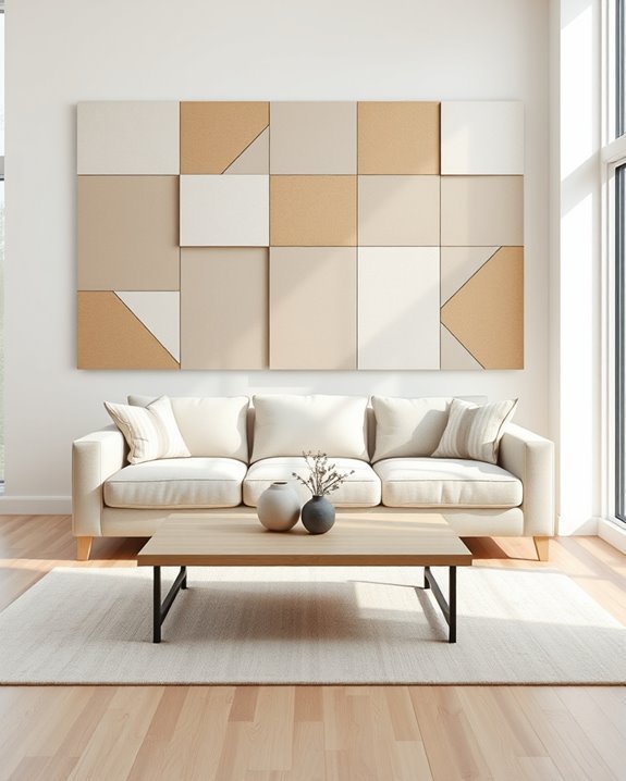 bold geometric wall decor