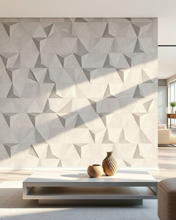 bold geometric wall designs