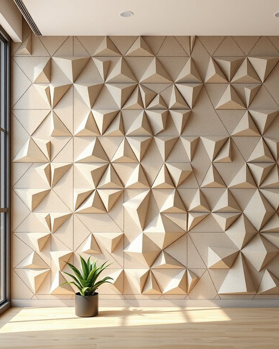 bold geometric wall designs