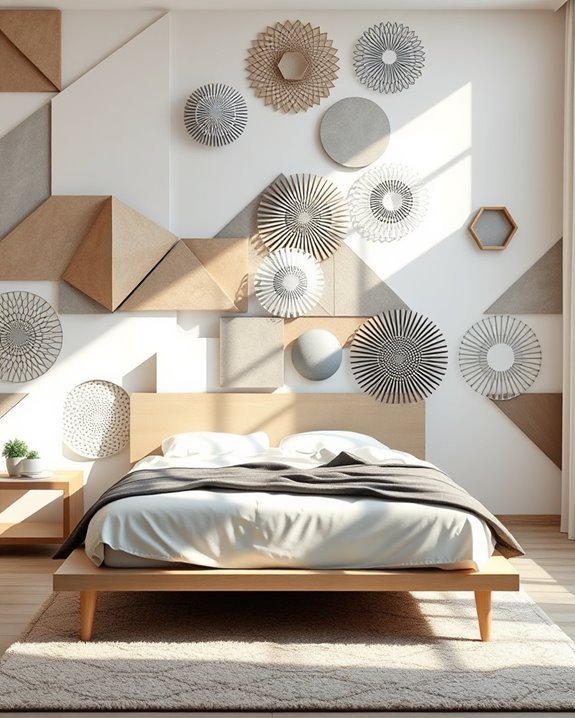 bold geometric wall designs