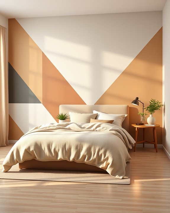 bold geometric wall designs