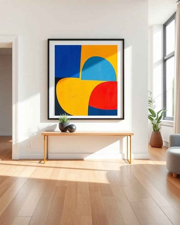 bold graphic art transforms spaces