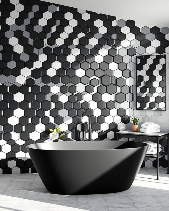 bold hexagonal tile designs