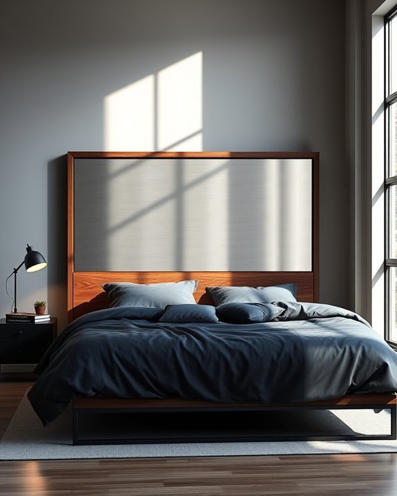 bold industrial metal panels