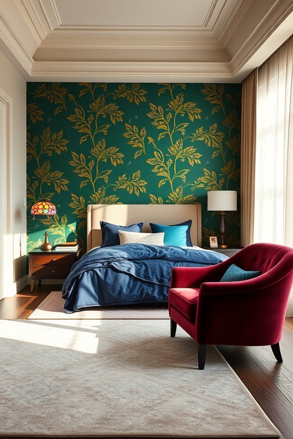 bold jewel tone elegance