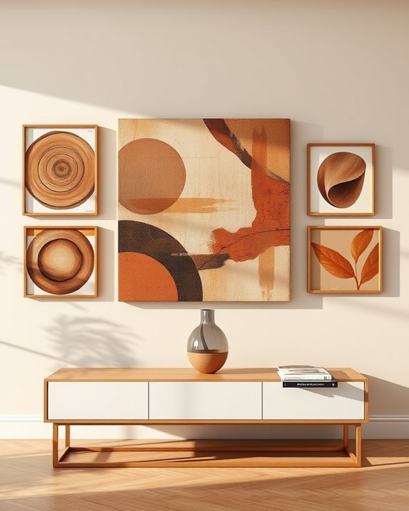 bold large brown art