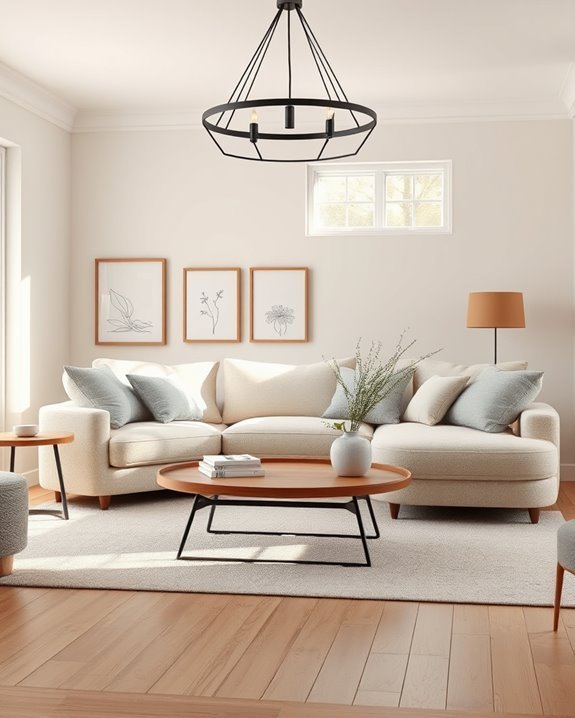 bold lighting enhances decor