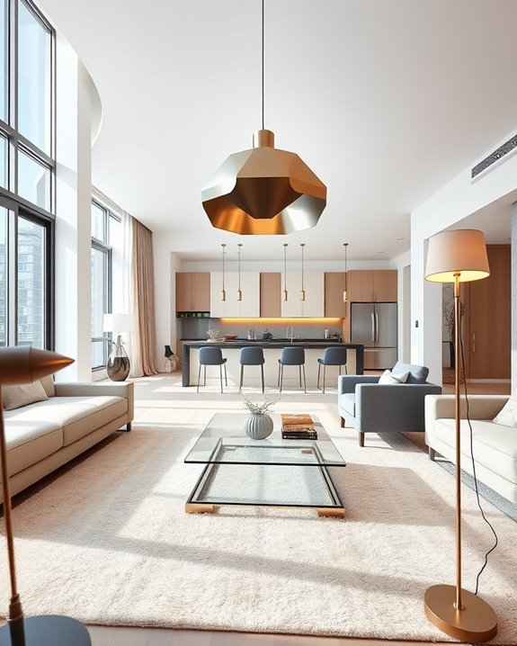 bold lighting enhances spaces