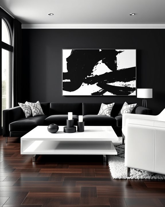 bold modern aesthetic contrast