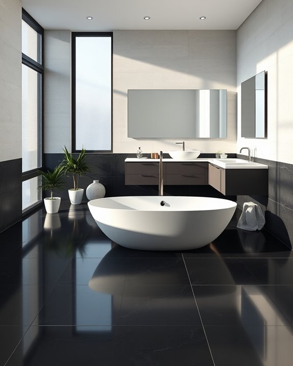 bold oversized tile designs