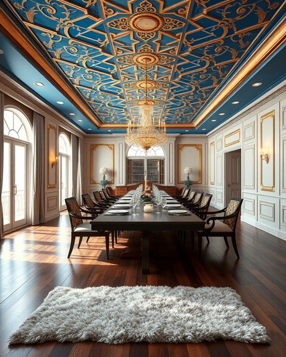 bold painted ceiling transformations