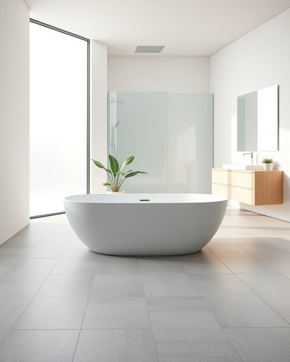 bold seamless bathroom transformation