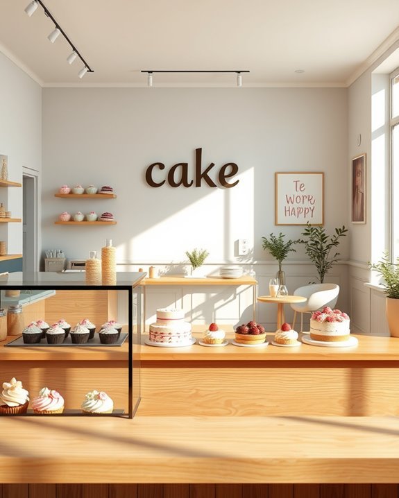 bold signage enhances atmosphere