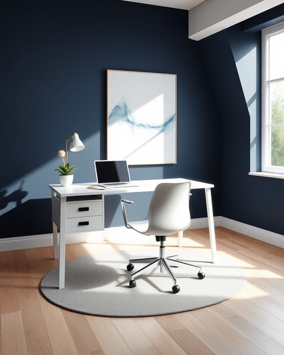 bold sophisticated home office