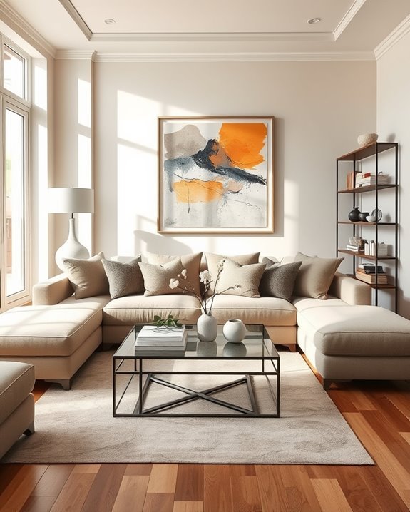 bold statement artworks enhance