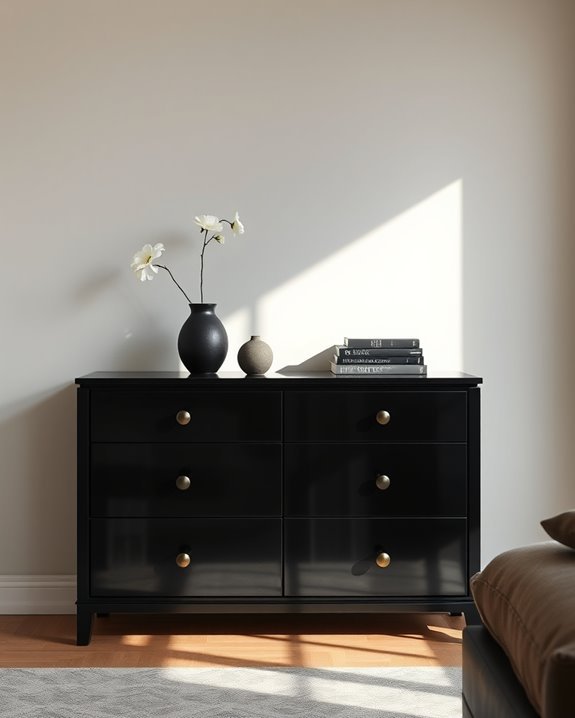bold statement black dressers