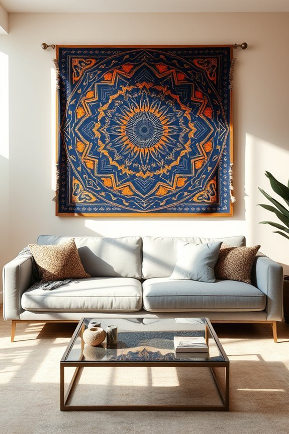bold textured wall decor