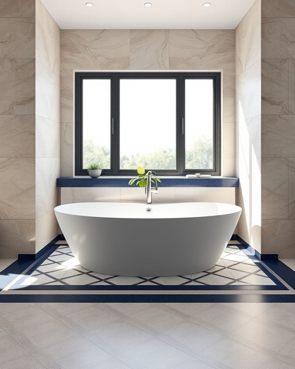 bold tile border designs