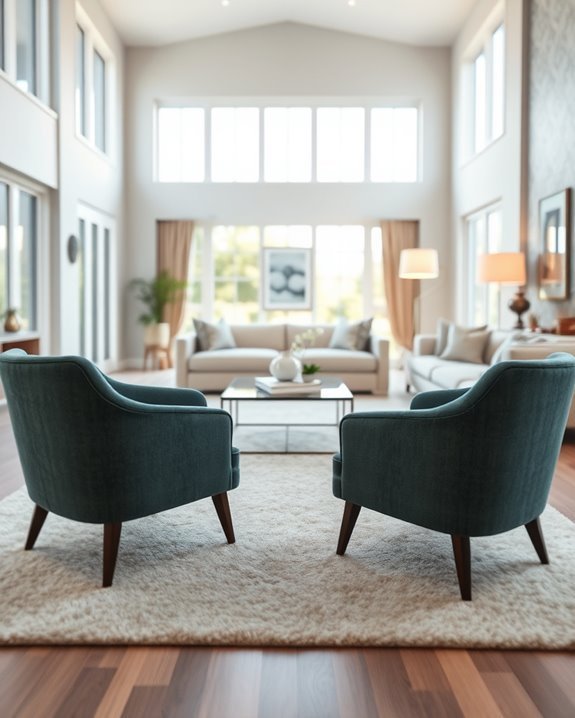 bold vibrant accent chairs