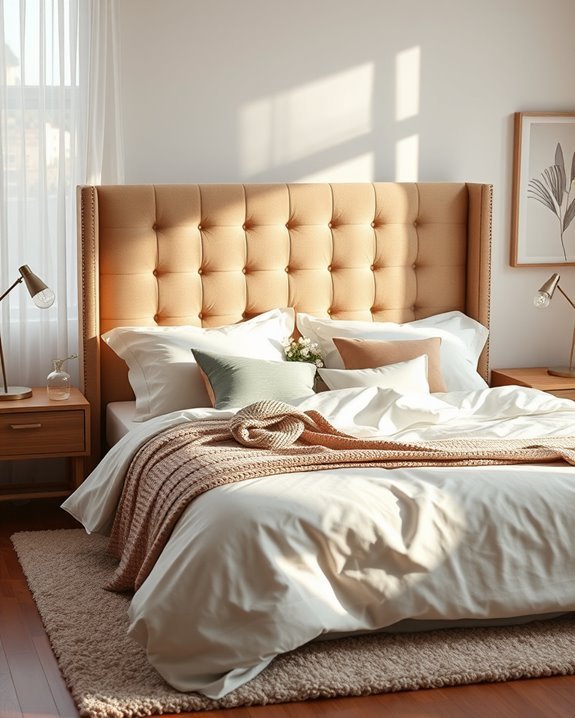 bold vibrant headboard styles