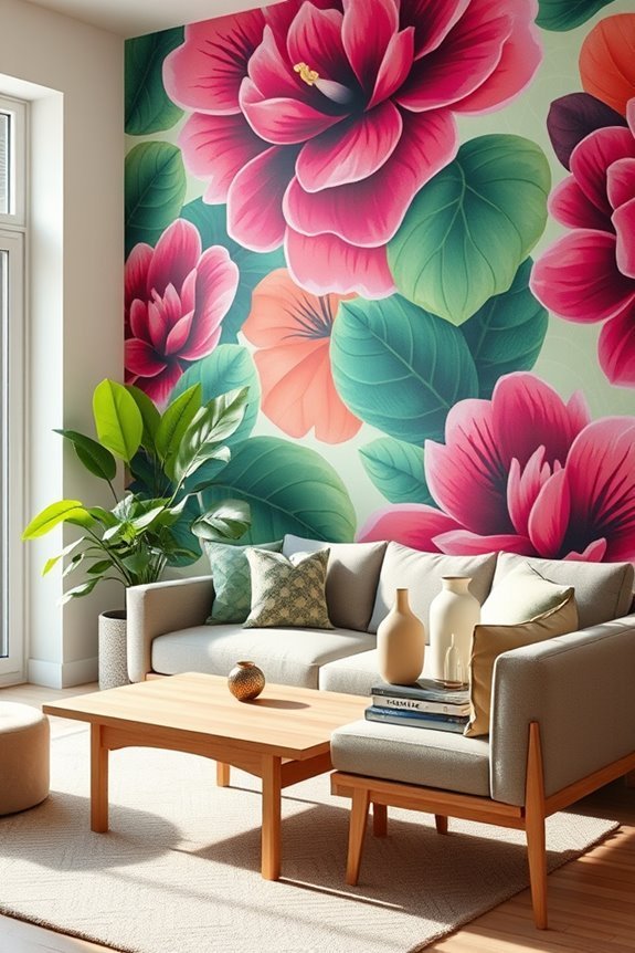 bold vibrant wallpaper designs
