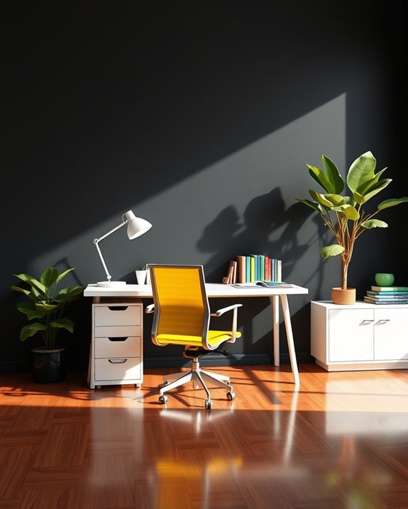 bold walls bright furniture