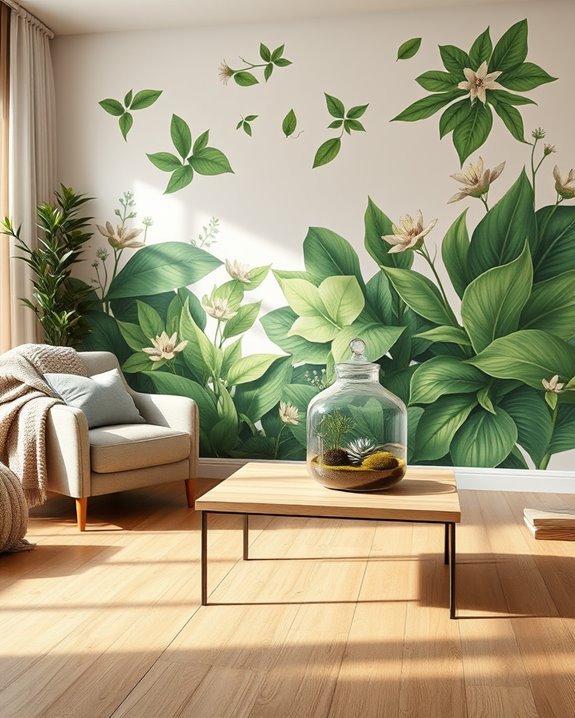 botanical inspired tranquil living