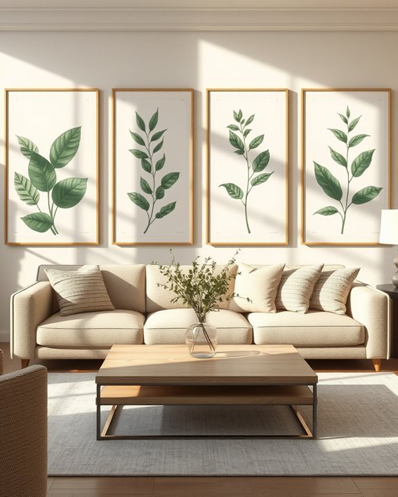 botanical prints for tranquility