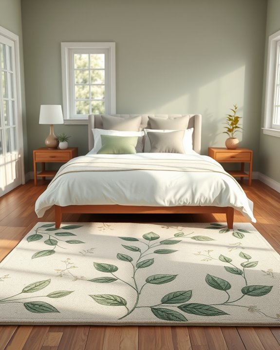 botanical rugs for serenity