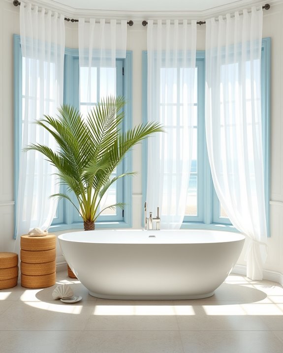 breezy coastal window treatments